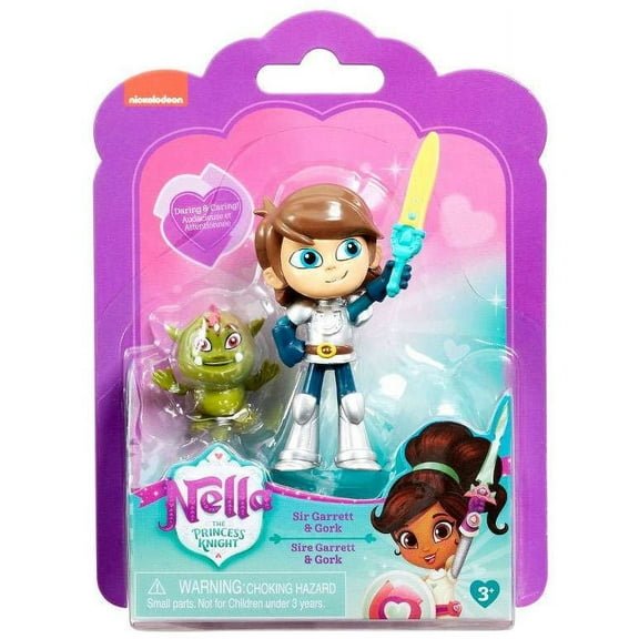 Nickelodeon Nella The Princess Knight Sir Garrett & Gork Figure