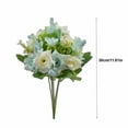 thumbnail image 3 of kkbbma under $5 Artificial Flowers Bouquet, Realistic Flowers, Faux Wildflowers Bush for Decoration, Perfect for Weddings and Parties, 3 of 6