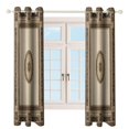 thumbnail image 4 of Bohemia 2 Panels Blackout Curtains for Bedroom Living Room Drapes Kitchen Room Window Blackout Curtain Grommet, 4 of 6