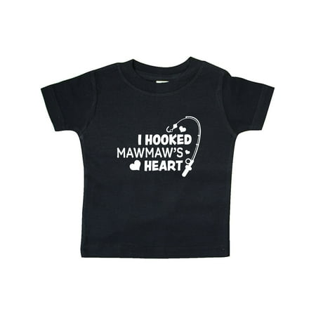 

Inktastic I Hooked Mawmaw s Heart with Fishing Rod Gift Baby Boy or Baby Girl T-Shirt