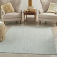 thumbnail image 3 of Nourison Courtyard Indoor/Outdoor Ivory Aqua 6' x 9' Area Rug, (6x9), 3 of 12