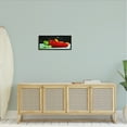 thumbnail image 2 of Stupell Industries Bold Modern Peppers Still Life Kitchen Vegetable Food Painting Black Framed Art Print Wall Art, Design by Cecile Baird, 2 of 7