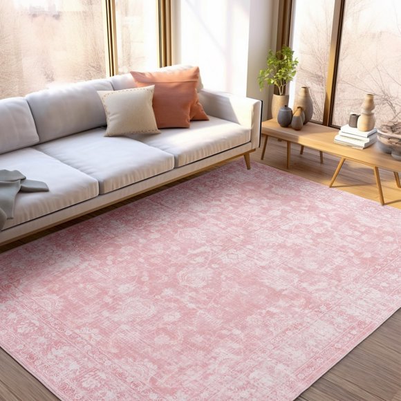 Alfombra FROZZUR Boho Pink, 160 x 230 cm, vintage, para decoración del hogar