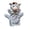 Hand Puppets Plushie - Cow, variant on Hand Puppets Plushie, 8.6In Animals Plush Puppets Stuffed Animals, Small Plush Toys Pretend Play Plush Toys with Tiger Lion Bear for Show Theater, Christmas Birthday Gifts for Girls Boys (Tiger)