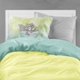 thumbnail image 2 of Raccoon Bathing Watercolor Fabric Standard Pillowcase, 2 of 2