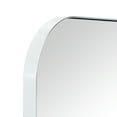thumbnail image 5 of TEHOME Mid-Century Modern Chic Metal Rounded Wall Mirrors 30'' x 40'' - Chrome, 5 of 5