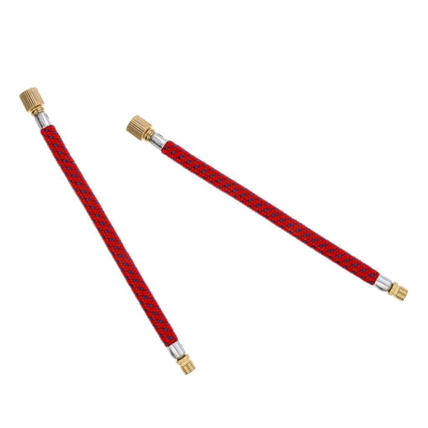 2 Uds Manguera de Extensión de Bomba para , Válvula Americana, Piezas de Inflador de Bomba de Aire, Conector Adaptador de Válvula, DYNWAVEMX Manguera de extensión de bomba