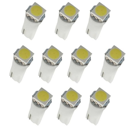 10 Pieces T5 5050 LED Car Interior board / Counter / Reading Door Step