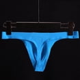 thumbnail image 2 of Tanga de hombre de cintura baja sexy de seda de hielo fina de una sola pieza sin costuras 3D convexo ropa interior sexy para hombres, 2 of 4