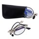 thumbnail image 1 of Gafas de lectura plegables Unisex, nueva moda, portátiles, Anti UV400, antifatiga ocular, bloqueador de luz azul, con funda, 1 ud. Tan Jianjun unisex, 1 of 2