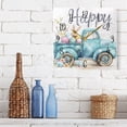 thumbnail image 5 of Square Clock Gold Clock 7.78 *7.78 Inch Decorative Clock Creative Clock Dual-Purpose Clock Wall Clock Clock Decorate Your Space Cute Easter Bunny, 5 of 9