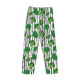 thumbnail image 3 of Lsque Broccoli 2 Print Men's Pajama Pants, Lounge Pant - Comfortable Home Wear,Elastic Waistband, Stylish Design-XX-Large, 3 of 9
