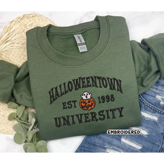 Embroidered Halloweentown University Sweatshirt