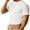 White, variant on YLSDY Men's Ribbed Knit T Shirts Short Sleeve Crew Neck Slim Fit Stretchy Muscle Shirts Basic Solid Tee Tops White S