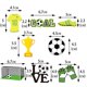thumbnail image 3 of Toppers Decorativos de Papel para Cupcake y Pastel, Diseño Deportivo Balón Fútbol, Set 40 Unidades Adornos para Fiesta de Cumpleaños, 3 of 5