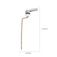 thumbnail image 2 of LOVEVER Remplacement Réservoir de Toilette Argent 2200X950X300 cm ABS Levier Latéral 2 Pcs, 2 of 7
