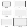 thumbnail image 2 of Écran de Projecteur Maison Simple Haute Définition Pliable Anti-Éblouissement Portable, Sans Plis, 2 of 7
