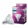 thumbnail image 1 of PHILIPS 8.5W 75W PAR30 Medium Base Ultra High Definition Bright White Dimmable Short Neck LED Light Bulb, 1 of 6