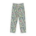 thumbnail image 4 of Xecao Rose Flowers Men's Straight Lounge Pajama Pants: The Ultimate in Comfortable Sleepwear, 4 of 9