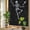 Black, variant on Halloween Skeleton Window Privacy Film, Funny Juggling Skull Circus Theme Black Stained Glass Rainbow Film Decorative Window Clings, Static Cling Sun Blocking Stickers 17.7" x 39.3"
