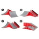 thumbnail image 5 of de rampa de patineta Juguetes Piezas de riel Práctica Mini diapasón Herramientas a Diapasones s de inicio Patineta de para regalos d , yotijar Dedo Skatepark, 5 of 10