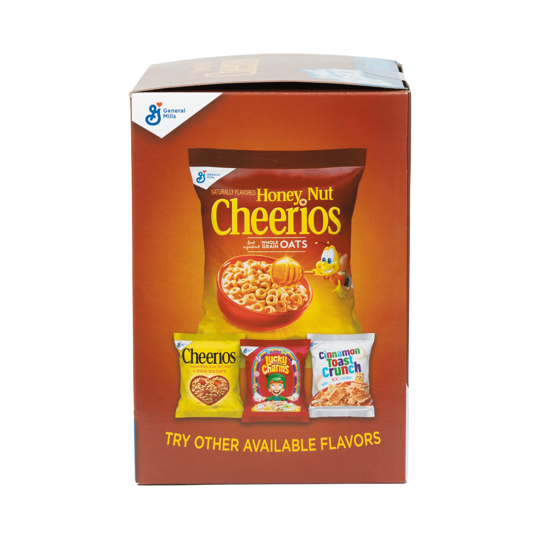 General Mills Crunchy Honey Nut Cheerios Bits Cereal, 9.03oz, 8 Pack, Shelf Stable, Cardboard Box