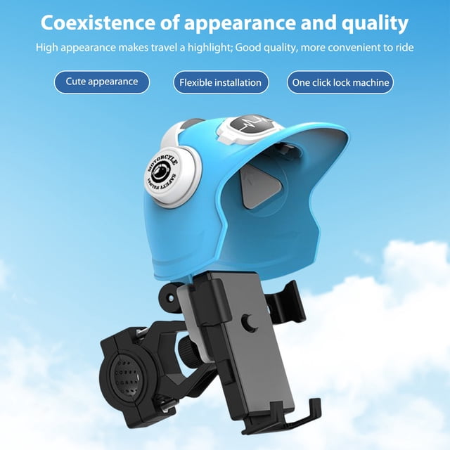 Soporte Para Teléfono Para Casco De Bicicleta Casco de bicicleta Soporte de teléfono Soporte de teléfono de motocicleta ligero Equipo de equitación Sywqhk Accesorios para bicicletas