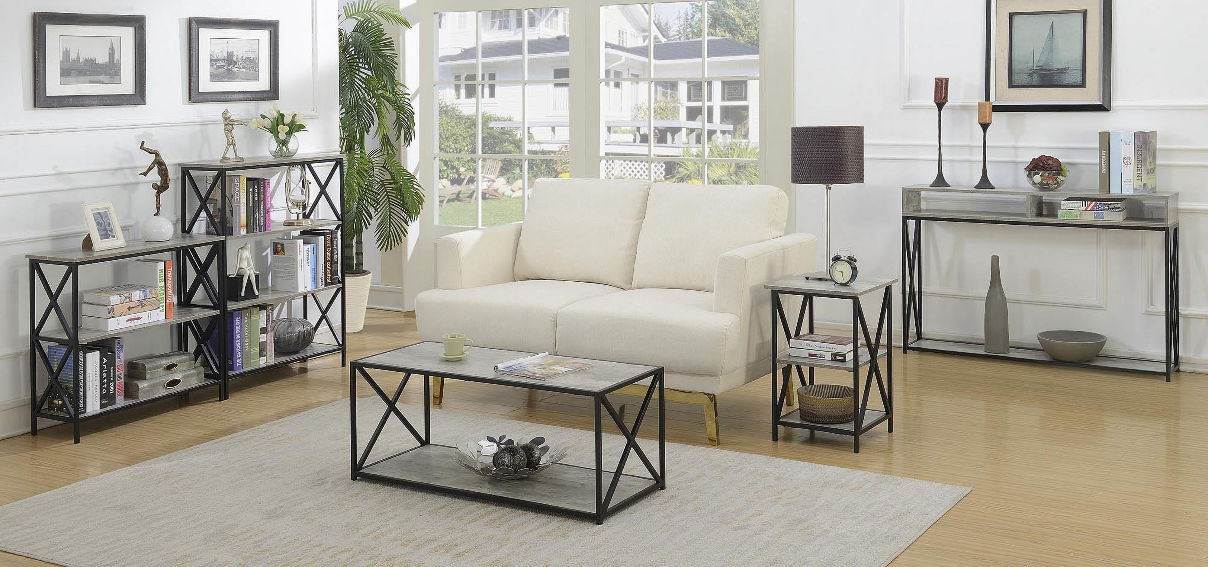 Convenience Concepts Tucson 3 Tier End Table, Faux Birch