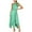 Green, variant on IROINNID Empire Dress For Women Sleeveless One Shoulder Summer One Shoulder Ruffle Long Dress Strapless Solid Color Dress