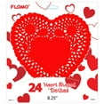 thumbnail image 1 of DDI 2130720 Valentine Heart Shape Doilies - 8.25" Case of 72, 1 of 1