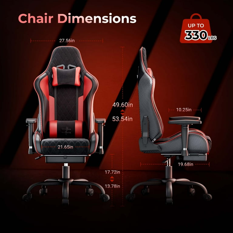 Seenda GCPro-10 Gaming Chair, Big and Tall Video Game Chair with