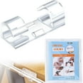 thumbnail image 4 of Clearance Sale!Self Adhesive Cable Clips Organizer Drop Wire Holder Management Max Fitting Cable Diameter 0.27 Inch Pack Of 20 Transparent,Clear Fixed Clip, 4 of 9