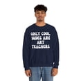 thumbnail image 4 of Art Teacher Sweatshirt Gifts Crew Neck Shirt Long Sleeve Unisex, 4 of 5