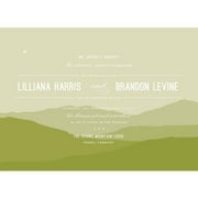 Ombre Mountains Standard Wedding Invitation