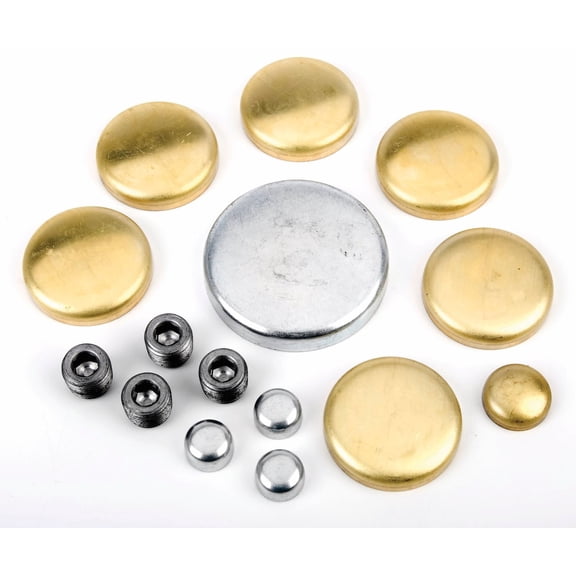 JEGS Brass Freeze Plug Kit for 1968-1997 Small Block Ford 302-351W