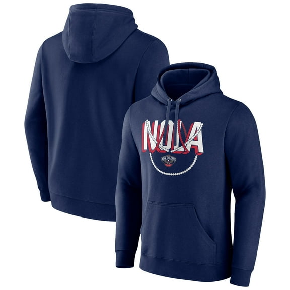 Men's Navy New Orleans Pelicans Team Pride Pullover Hoodie
