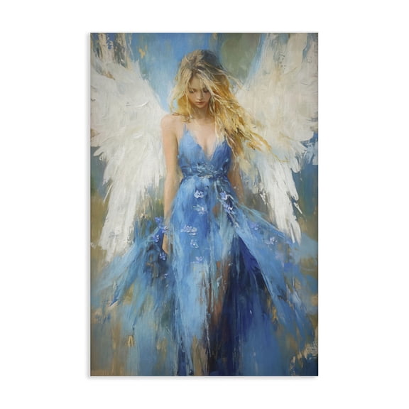 Stupell Industries Traditional Blue Flame of Hope Canvas Art, 16 x 24, by Tina LeCour