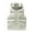 Beige, variant on WRKEKC Men's Puffer Vest Solid Color Pocketed Sleeveless Hooded Zip-Up Insulated Cotton Gilet for Layering