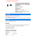thumbnail image 2 of Front To Frame Sway Bar Bushing Kit - Compatible with 1970 - 1980 Chevy Monte Carlo 1971 1972 1973 1974 1975 1976 1977 1978 1979, 2 of 2