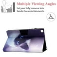 thumbnail image 3 of Allytech Case for Samsung Galaxy Tab A7 Lite 8.4 2021(SM-T220/SM-T225), Slim Soft PU Leather Shockproof Folio Flip Stand Card Holder Cover Case for Galaxy Tab A7 Lite T220 2021(8.4"), Cute Cat, 3 of 7