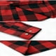 thumbnail image 3 of Camisas Para Hombre Manga Larga De AlgodóN Blusa de manga larga con solapa y hebilla de lino a rayas informal para hombre (B, L), 3 of 7