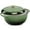 Deep Olive Green, variant on WYDK 6 Quart Enamel Cast-Iron Round Dutch Oven, Family Style Heavy-Duty Pre-Seasoned Cookware for Home, Kitchen, Dining Room, Oven Safe w/Lid, Dual Handles - Black Licorice