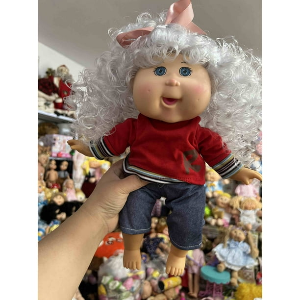 En existencia Muñeca Cabbage Patch original Muñeca de vinilo Linda Muñeca de algodón PP Cambiante Juguete Cabbage Patch Kid Amigos Regalo de cumpleaños