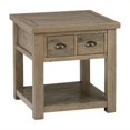 thumbnail image 1 of Jofran Table d'Extrémité Série 940 avec Pieds Droits en Pin Moulin à Ardoises, 1 of 2