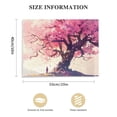thumbnail image 3 of PRATYUS  Cherry Blossom Tree Poster | Botanical Flower Prints | Pink Home Decor | Wall Art | Pink Home Decor | Wall Art | Bedroom Living Room Decoration 20x16in, 3 of 6