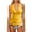 Yellow, variant on YuYuBao Womens Tankini Swimsuits Tummy Control Swim Tops With High Waist Bottoms Two Piece Beach Bikinis