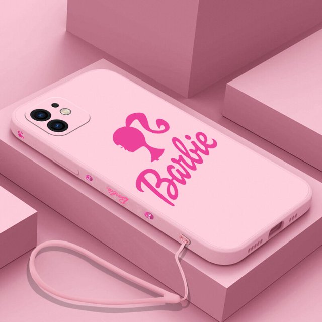 Funda de teléfono rosa para Samsung Galaxy, carcasa con cordón, S23, S22, S21, S20 Ultra Plus, FE, S10, 4G, S9, S10E, Note 20, 10, 9 Plus Fivean unisex
