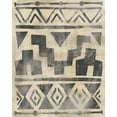 thumbnail image 2 of Vess, June Erica 20x24 White Modern Wood Framed Museum Art Print Titled - Bazaar Motif II, 2 of 4
