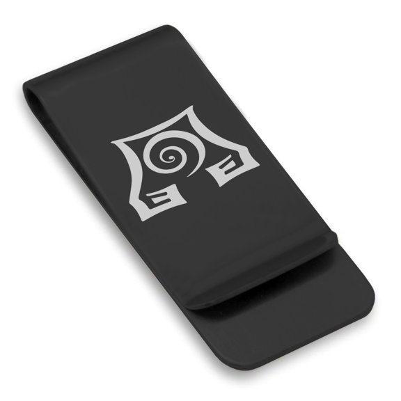 Stainless Steel Earth Element Classic Slim Money Clip Credit Card Holder