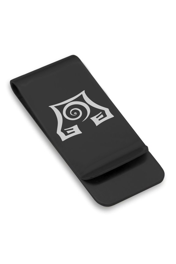 Stainless Steel Earth Element Classic Slim Money Clip Credit Card Holder